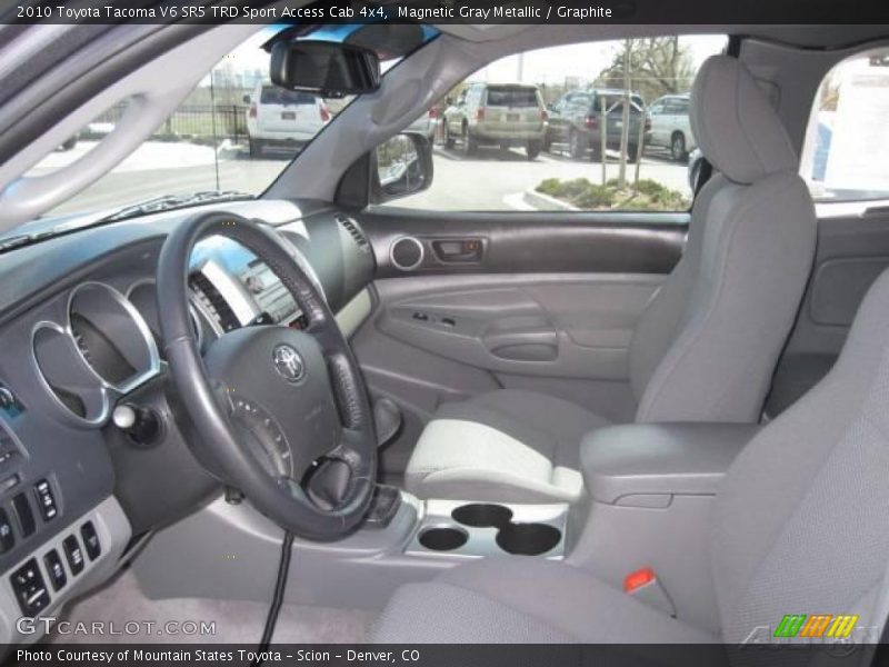 Magnetic Gray Metallic / Graphite 2010 Toyota Tacoma V6 SR5 TRD Sport Access Cab 4x4