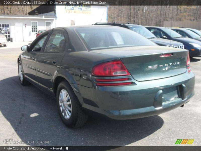 Shale Green Metallic / Dark Slate Gray 2001 Dodge Stratus SE Sedan