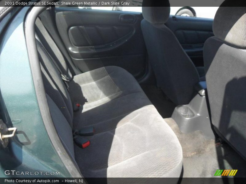 Shale Green Metallic / Dark Slate Gray 2001 Dodge Stratus SE Sedan