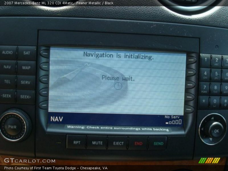 Pewter Metallic / Black 2007 Mercedes-Benz ML 320 CDI 4Matic