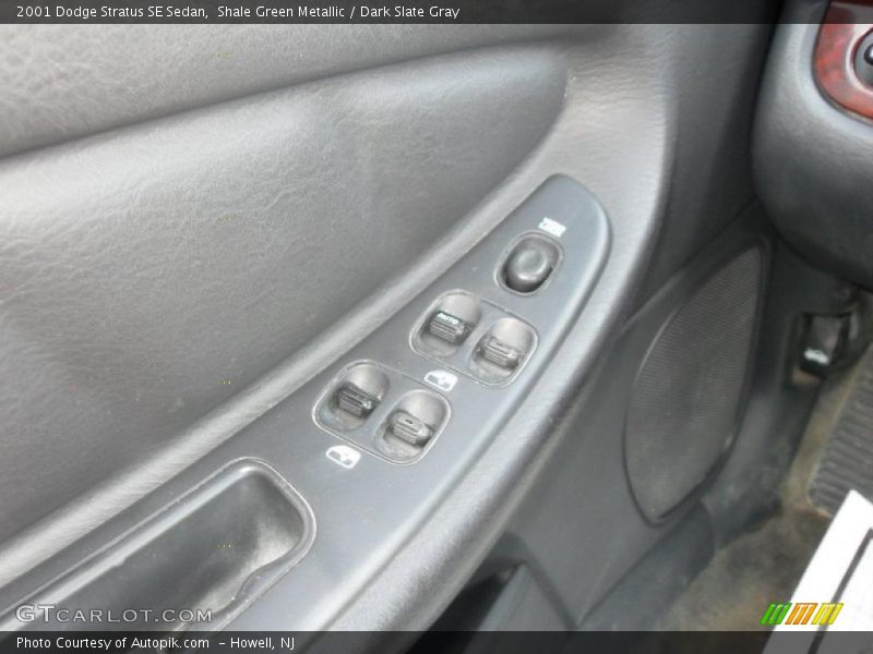 Shale Green Metallic / Dark Slate Gray 2001 Dodge Stratus SE Sedan