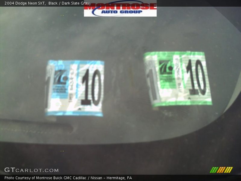 Black / Dark Slate Gray 2004 Dodge Neon SXT