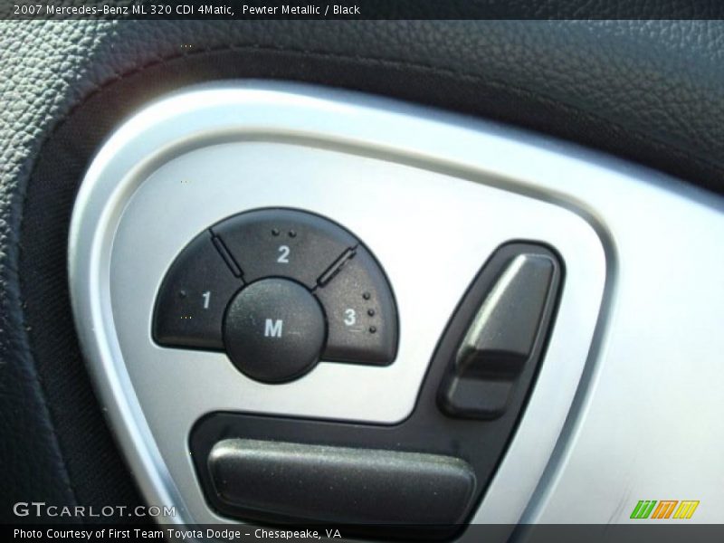 Pewter Metallic / Black 2007 Mercedes-Benz ML 320 CDI 4Matic
