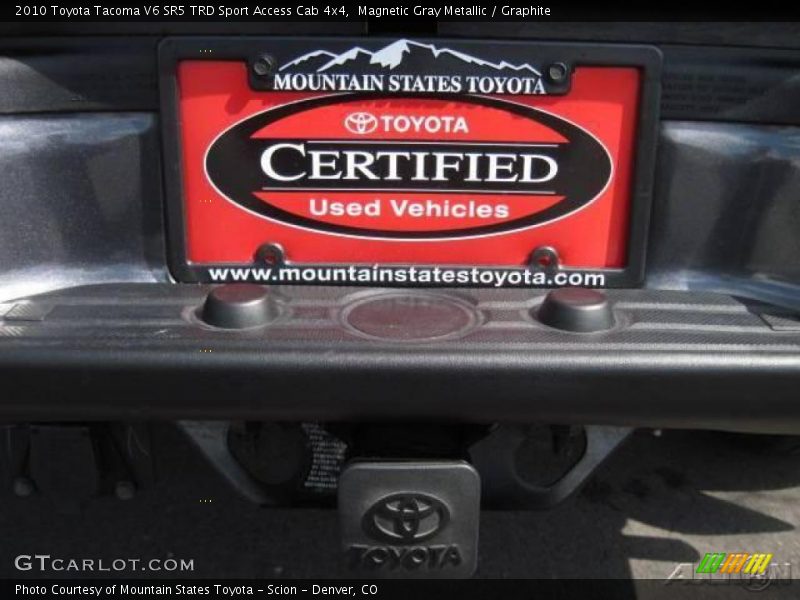 Magnetic Gray Metallic / Graphite 2010 Toyota Tacoma V6 SR5 TRD Sport Access Cab 4x4