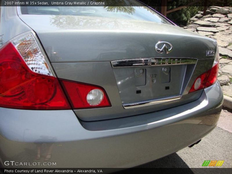 Umbria Gray Metallic / Graphite 2007 Infiniti M 35x Sedan