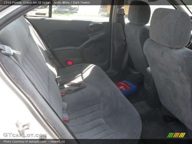 Arctic White / Dark Pewter 1999 Pontiac Grand Am SE Sedan