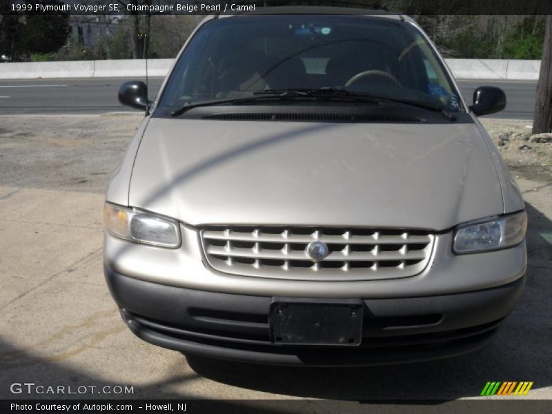 Champagne Beige Pearl / Camel 1999 Plymouth Voyager SE