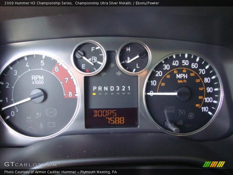 Championship Ultra Silver Metallic / Ebony/Pewter 2009 Hummer H3 Championship Series