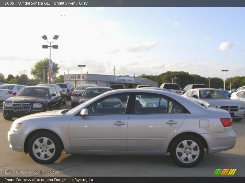 Bright Silver / Gray 2009 Hyundai Sonata GLS