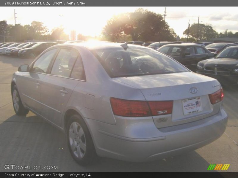 Bright Silver / Gray 2009 Hyundai Sonata GLS