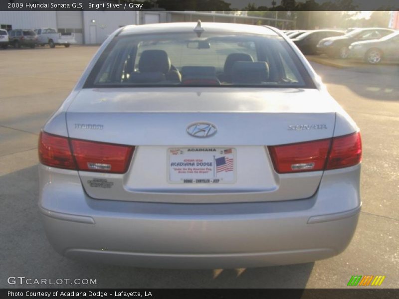 Bright Silver / Gray 2009 Hyundai Sonata GLS
