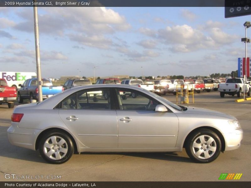 Bright Silver / Gray 2009 Hyundai Sonata GLS