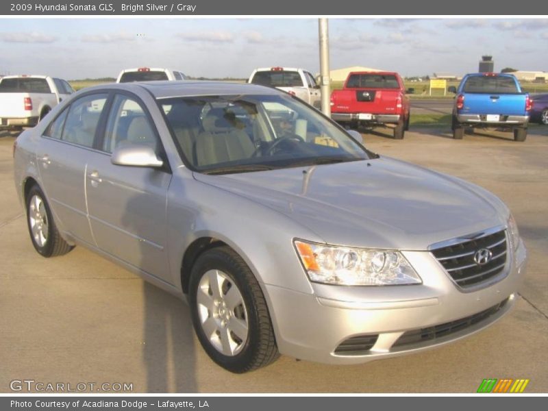 Bright Silver / Gray 2009 Hyundai Sonata GLS