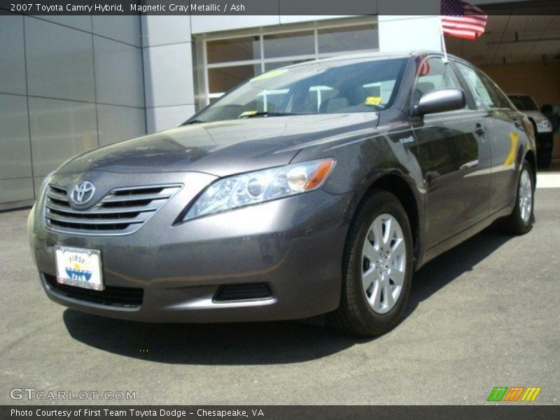Magnetic Gray Metallic / Ash 2007 Toyota Camry Hybrid