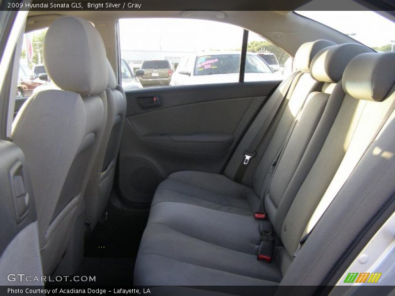 Bright Silver / Gray 2009 Hyundai Sonata GLS