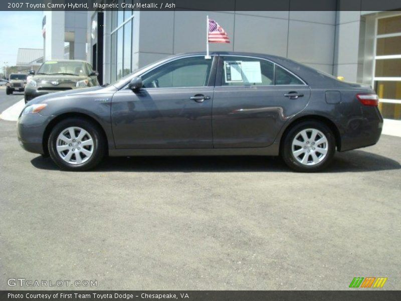 Magnetic Gray Metallic / Ash 2007 Toyota Camry Hybrid