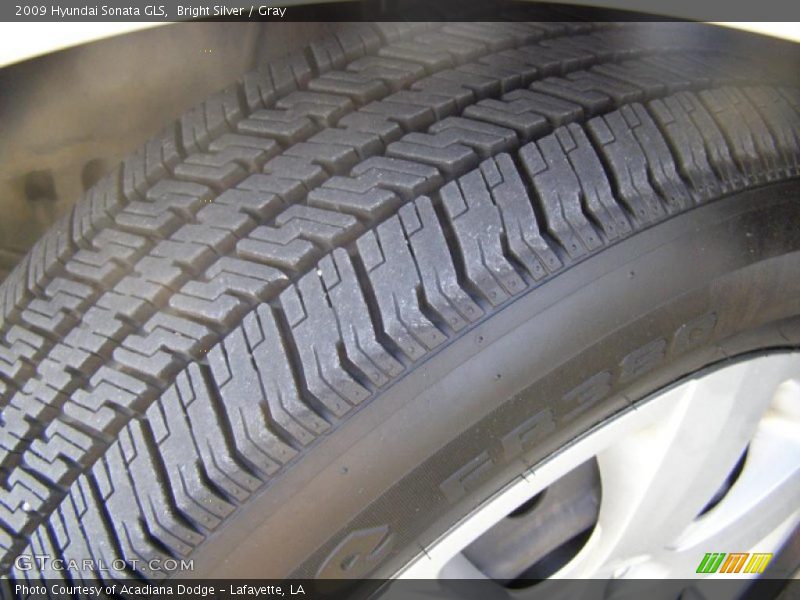 Bright Silver / Gray 2009 Hyundai Sonata GLS