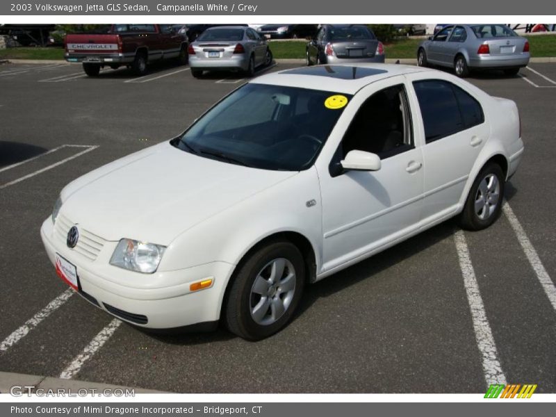 Campanella White / Grey 2003 Volkswagen Jetta GLS Sedan