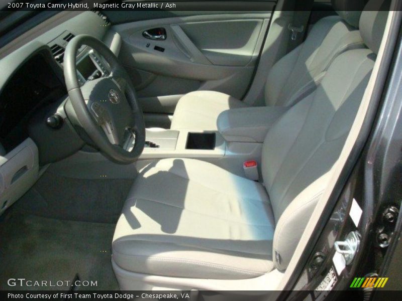 Magnetic Gray Metallic / Ash 2007 Toyota Camry Hybrid