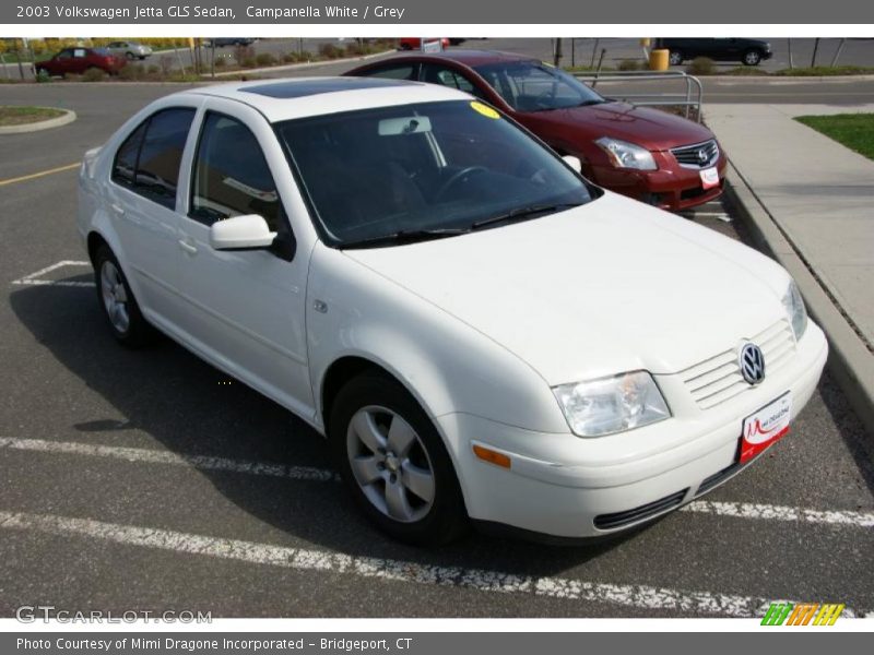 Campanella White / Grey 2003 Volkswagen Jetta GLS Sedan