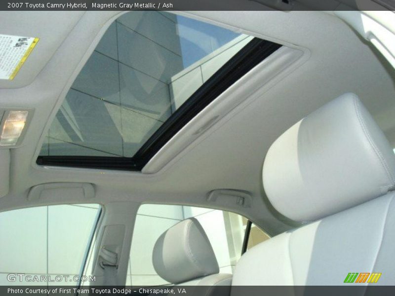 Magnetic Gray Metallic / Ash 2007 Toyota Camry Hybrid