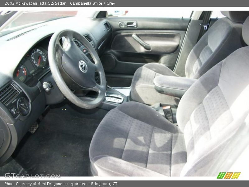 Campanella White / Grey 2003 Volkswagen Jetta GLS Sedan