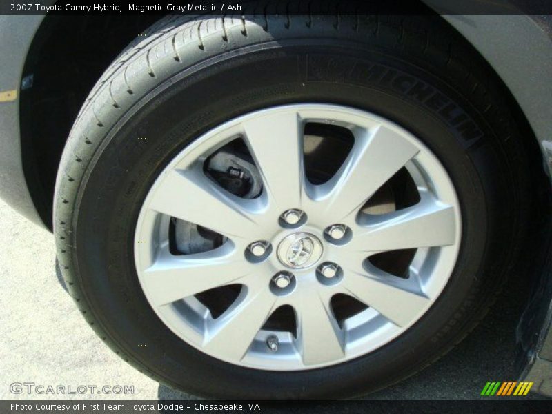Magnetic Gray Metallic / Ash 2007 Toyota Camry Hybrid