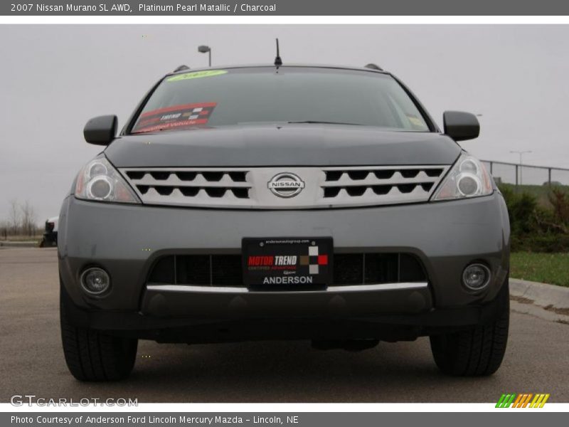 Platinum Pearl Matallic / Charcoal 2007 Nissan Murano SL AWD