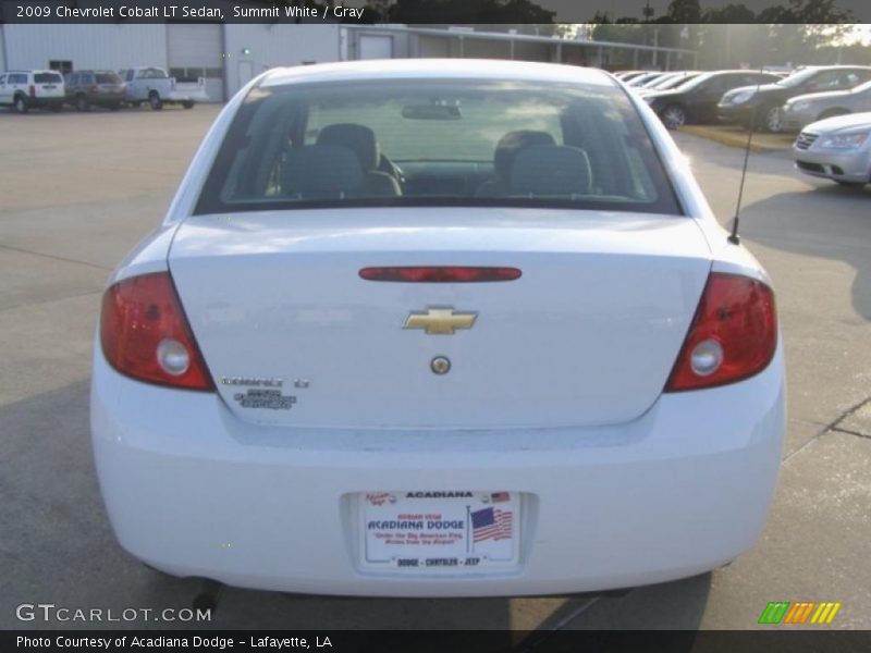 Summit White / Gray 2009 Chevrolet Cobalt LT Sedan