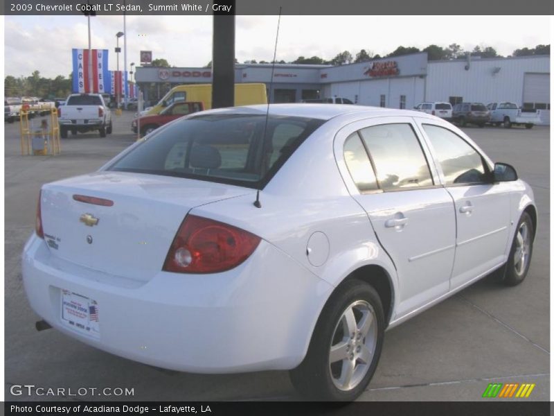 Summit White / Gray 2009 Chevrolet Cobalt LT Sedan