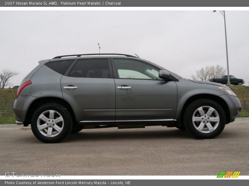 Platinum Pearl Matallic / Charcoal 2007 Nissan Murano SL AWD