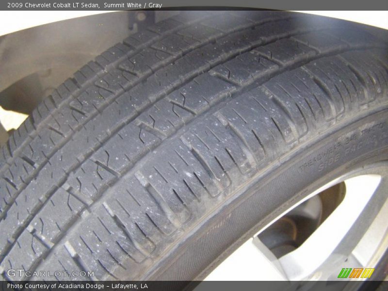 Summit White / Gray 2009 Chevrolet Cobalt LT Sedan