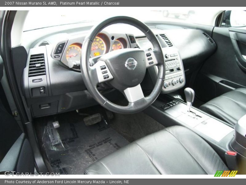 Platinum Pearl Matallic / Charcoal 2007 Nissan Murano SL AWD