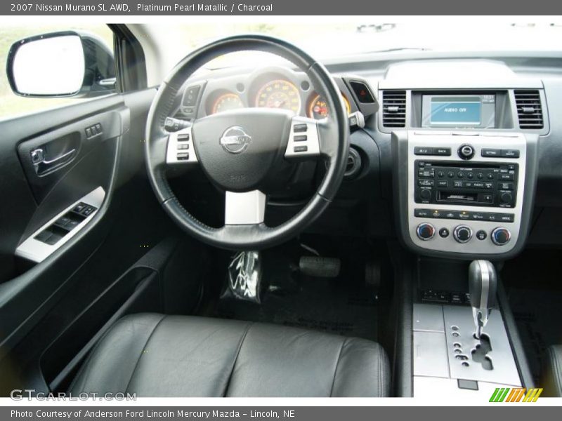 Platinum Pearl Matallic / Charcoal 2007 Nissan Murano SL AWD