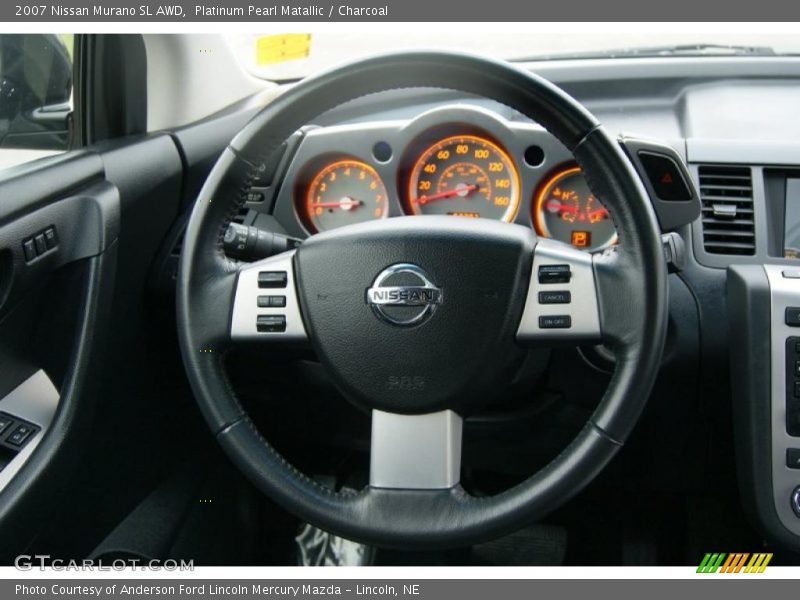 Platinum Pearl Matallic / Charcoal 2007 Nissan Murano SL AWD
