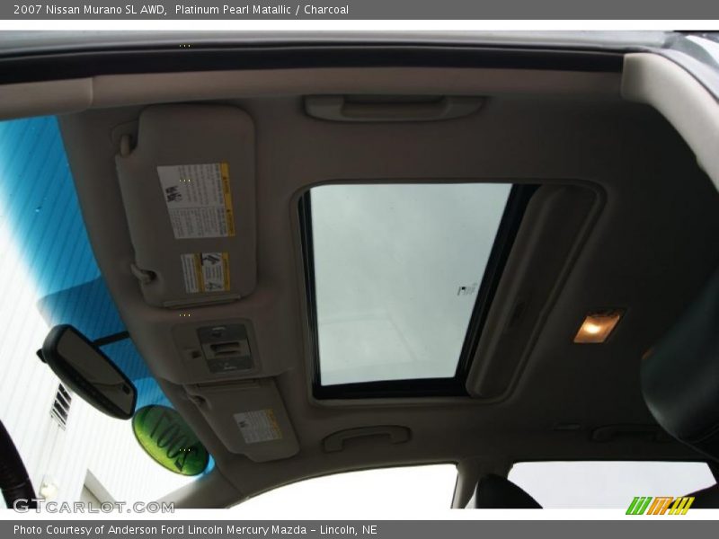 Platinum Pearl Matallic / Charcoal 2007 Nissan Murano SL AWD