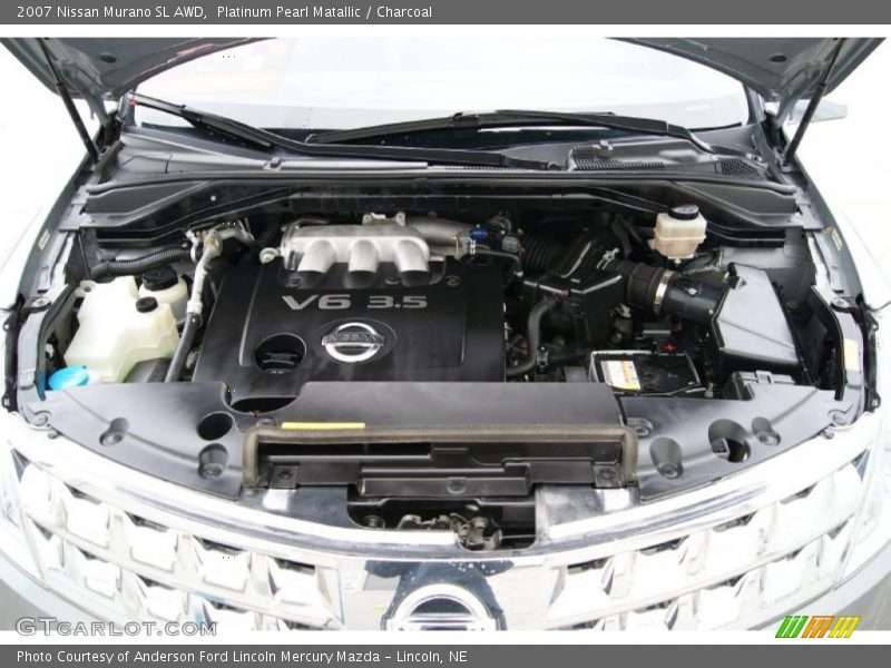 Platinum Pearl Matallic / Charcoal 2007 Nissan Murano SL AWD