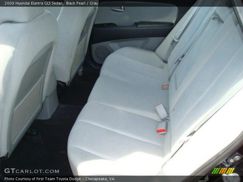 Black Pearl / Gray 2009 Hyundai Elantra GLS Sedan