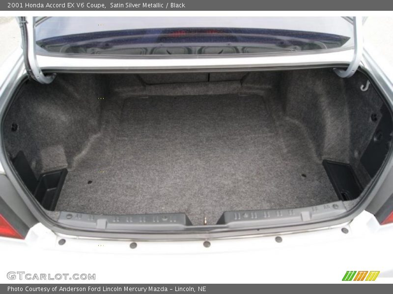 Satin Silver Metallic / Black 2001 Honda Accord EX V6 Coupe