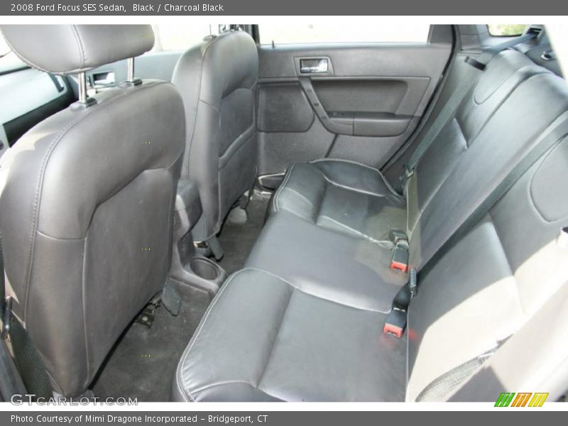 Black / Charcoal Black 2008 Ford Focus SES Sedan