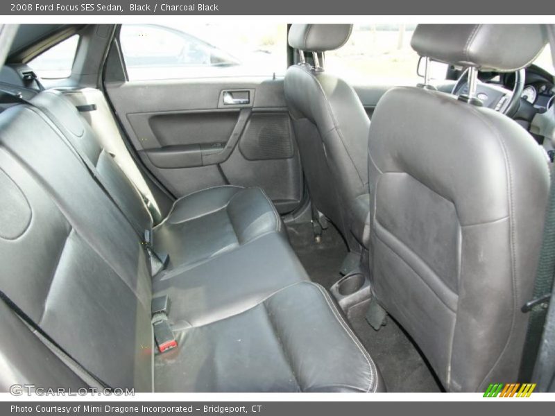 Black / Charcoal Black 2008 Ford Focus SES Sedan