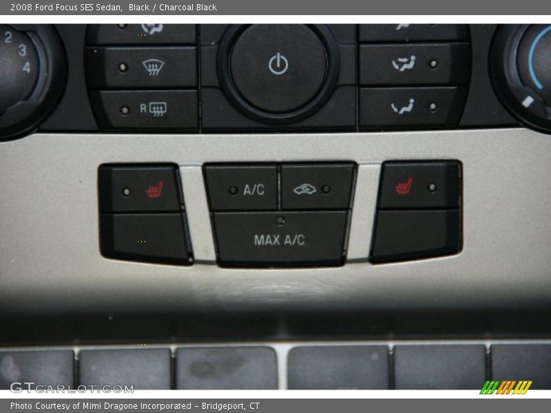 Black / Charcoal Black 2008 Ford Focus SES Sedan