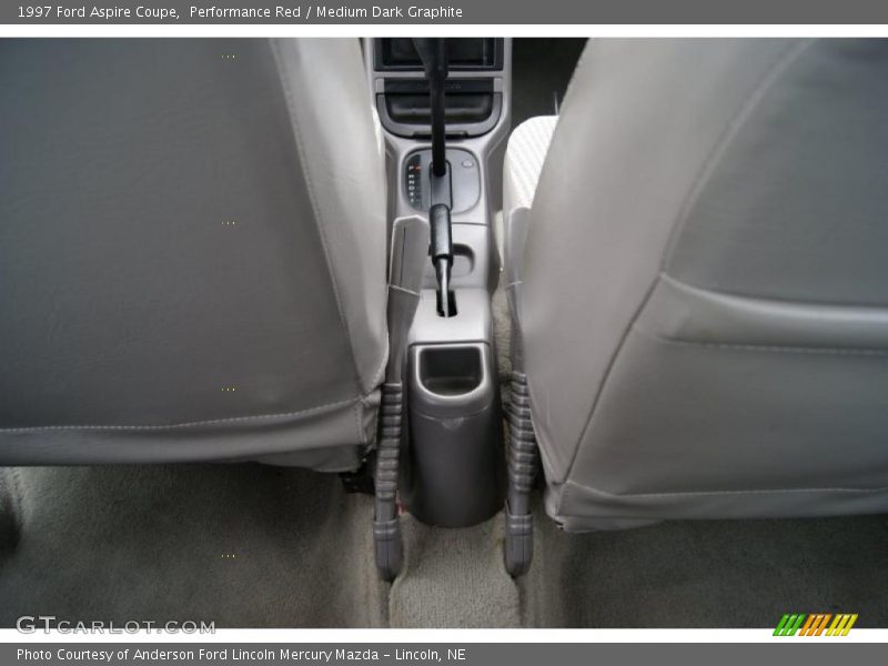 Performance Red / Medium Dark Graphite 1997 Ford Aspire Coupe