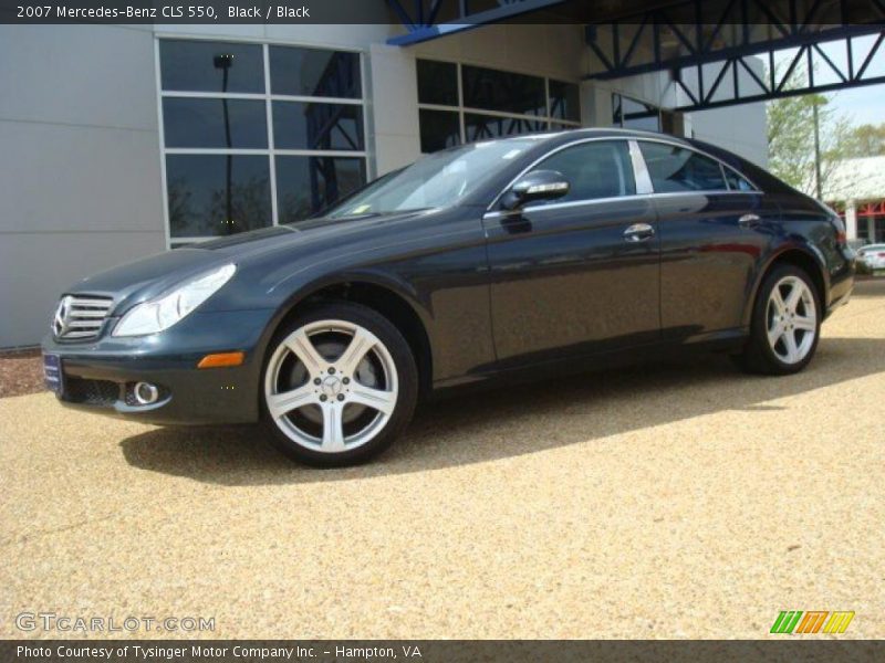 Black / Black 2007 Mercedes-Benz CLS 550