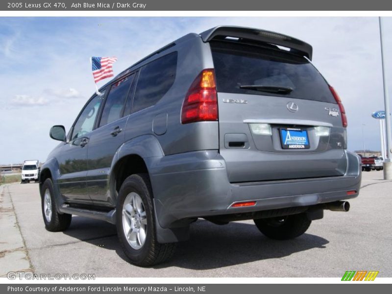 Ash Blue Mica / Dark Gray 2005 Lexus GX 470