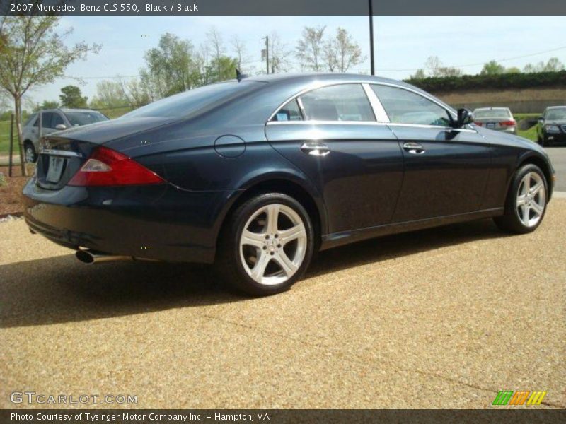 Black / Black 2007 Mercedes-Benz CLS 550