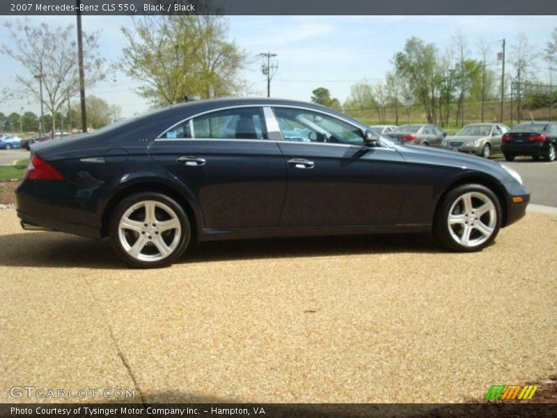 Black / Black 2007 Mercedes-Benz CLS 550