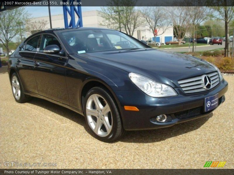 Black / Black 2007 Mercedes-Benz CLS 550