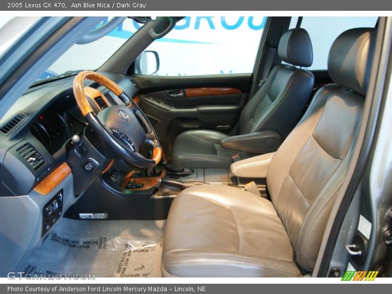 Ash Blue Mica / Dark Gray 2005 Lexus GX 470