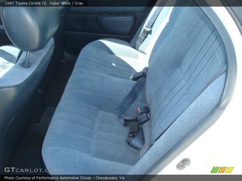 Super White / Gray 1997 Toyota Corolla CE
